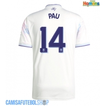 Camisa de time de futebol Aston Villa Pau Torres #14 Replicas 3º Equipamento 2025-26 Manga Curta